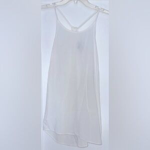 White Razor back Blouse